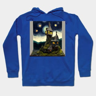 Starry Night Over The Burrow Hoodie